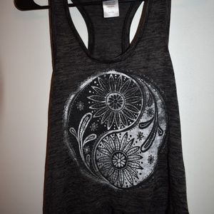 Ying yang tank top