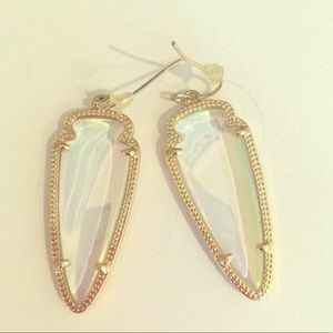Kendra Scott Sky Earrings - clear iridescent