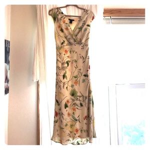 Like New 100% Silk The Limited Floral Dress