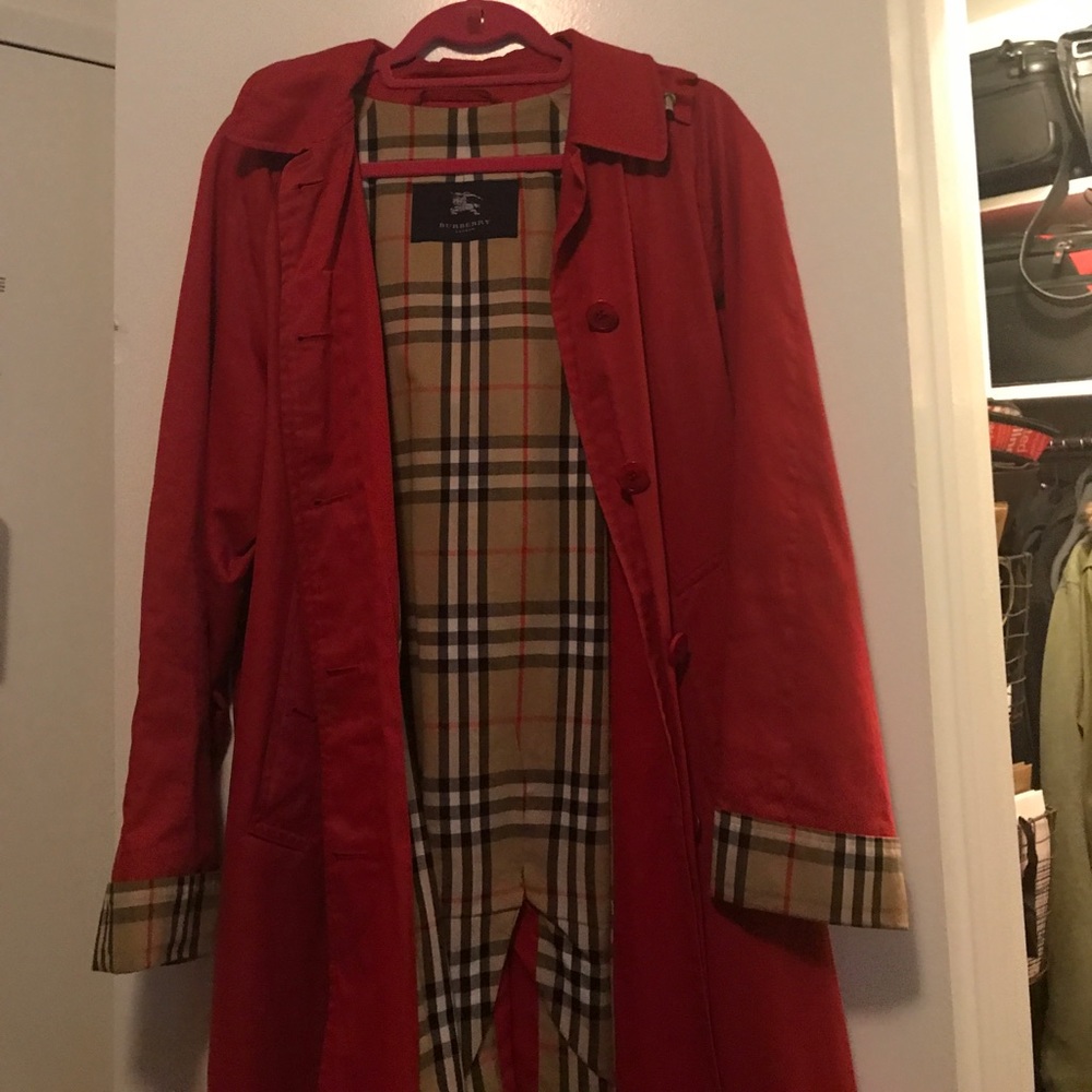 Burberry raincoat