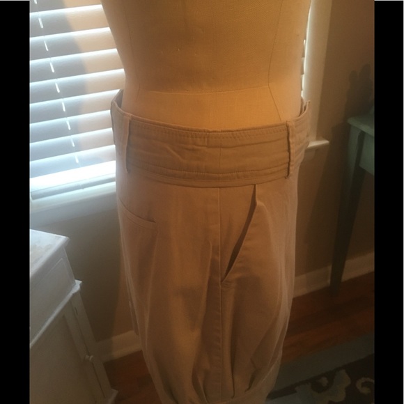 MNG Kaki Skirt Size 6 - Picture 2 of 4