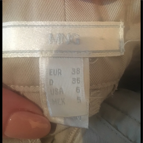 MNG Kaki Skirt Size 6 - Picture 4 of 4