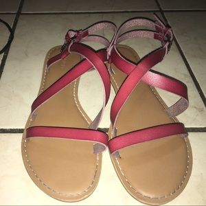 Beautiful red/wine color sandals ❤