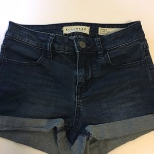 BullHead denim cuffed shorts