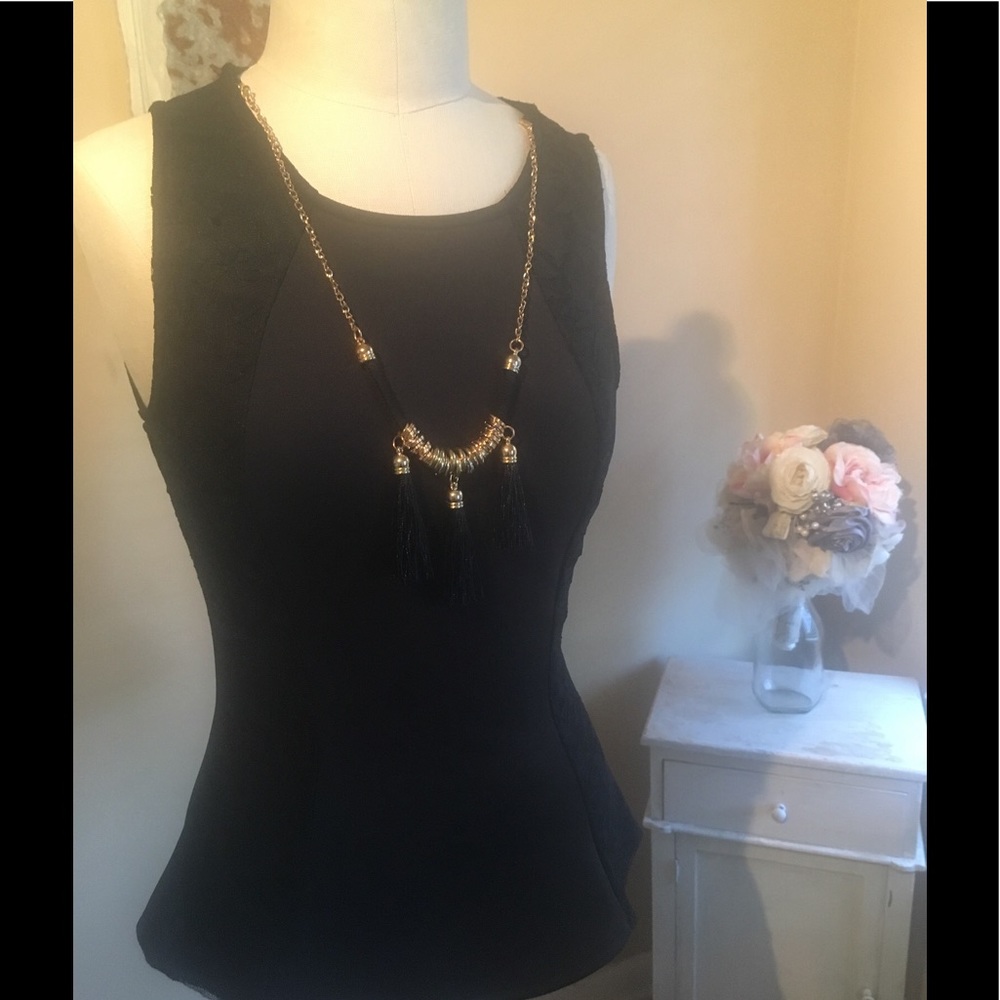 Beautiful Black blouse Size L