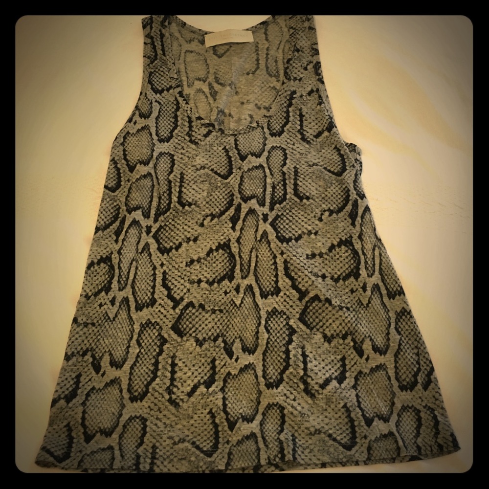 Stella McCartney snakeskin printed tank