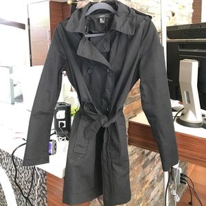 Double breasted trench coat