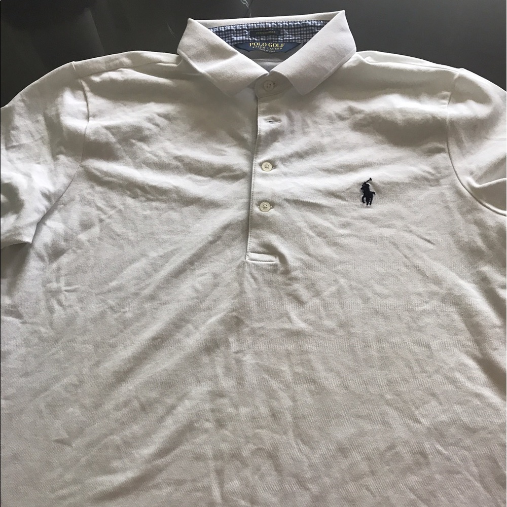Polo Golf. Ralph Lauren. White Polo!