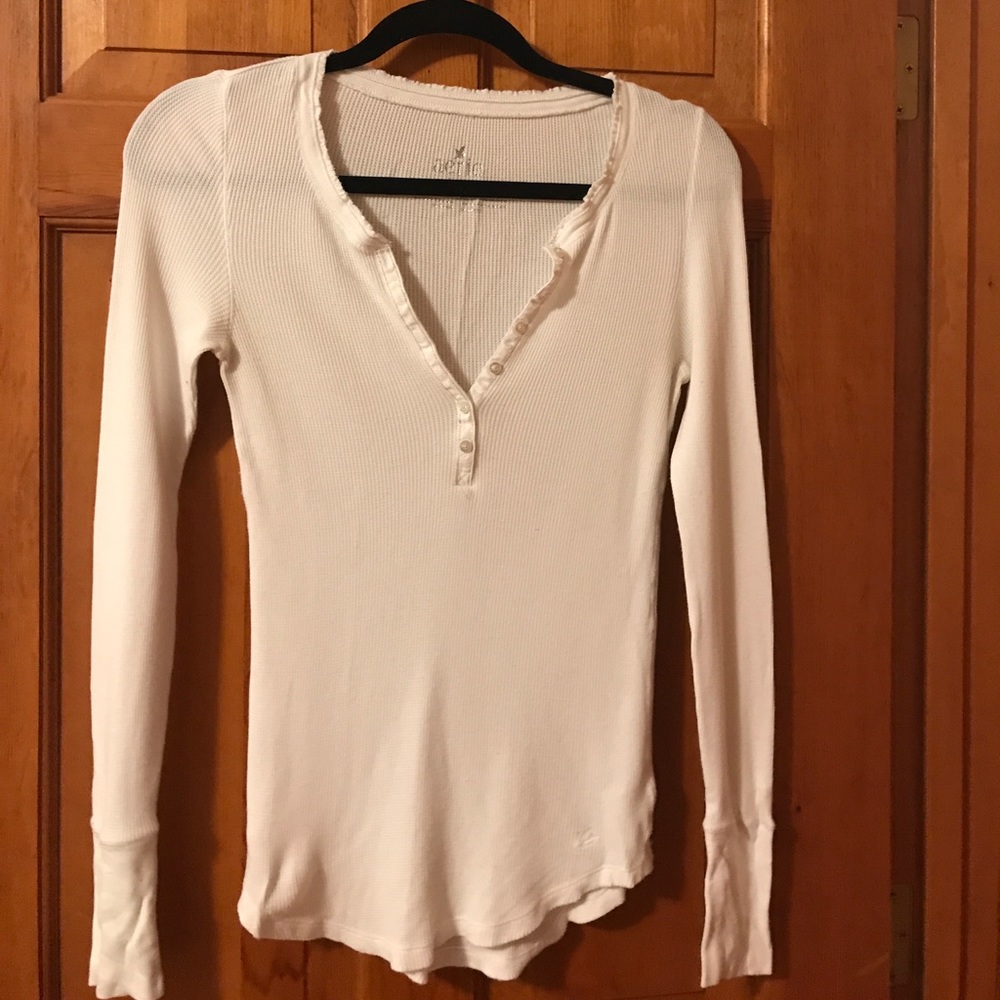aerie waffle shirt