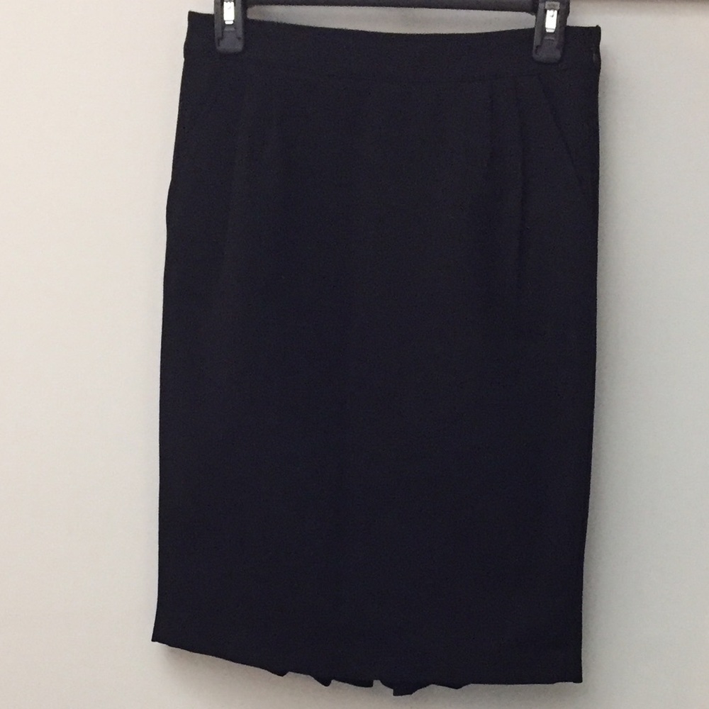 J.Crew black pencil skirt w pockets - Picture 1 of 7