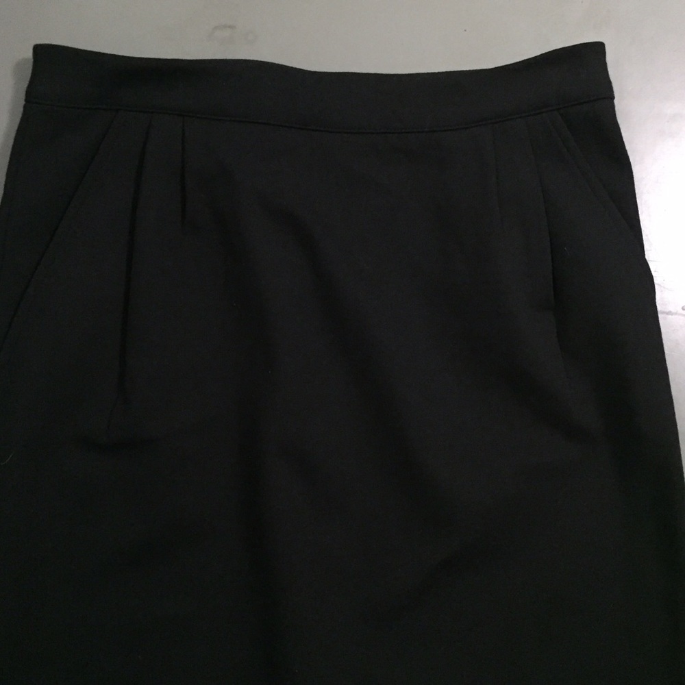 J.Crew black pencil skirt w pockets - Picture 4 of 7