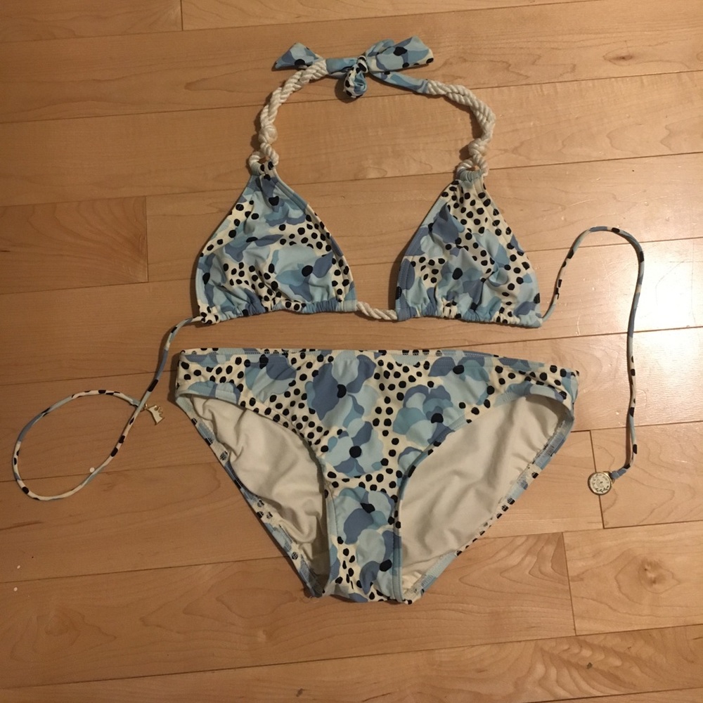 Juicy Couture Rope Halter Bikini Set