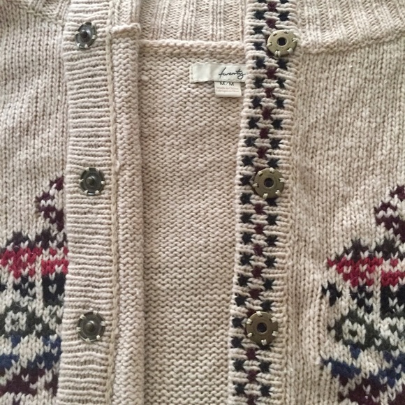 F21 Oversized Cardigan Sweater - Picture 6 of 8