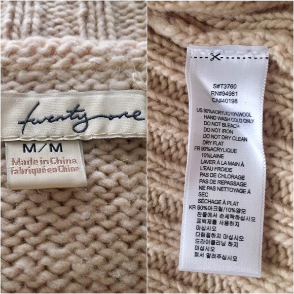 F21 Oversized Cardigan Sweater - Picture 8 of 8