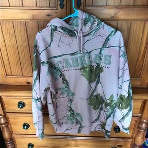 Cabela's Pink Camo Hoodie. Size Large.
