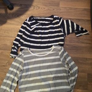 2 stripe shirts