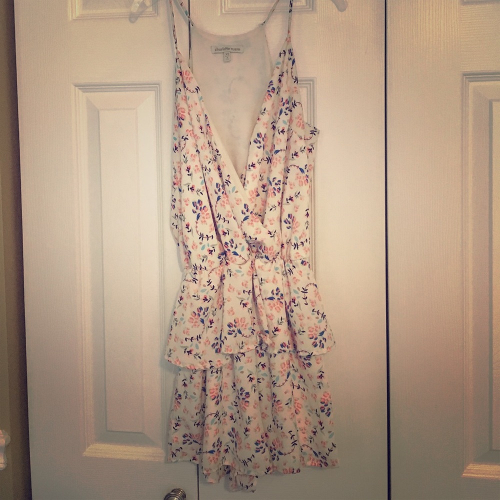 Floral print romper