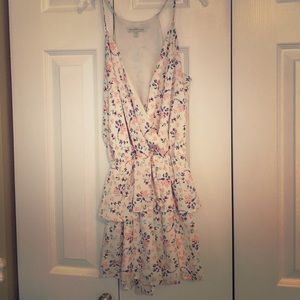 Floral print romper