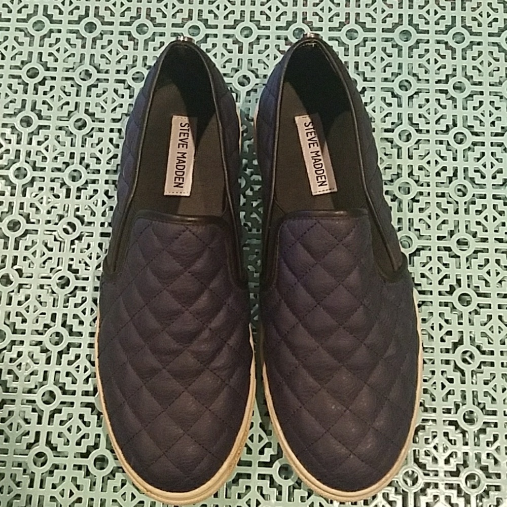 Dark Blue Steve Madden Sneakers