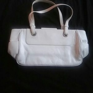 White handbag