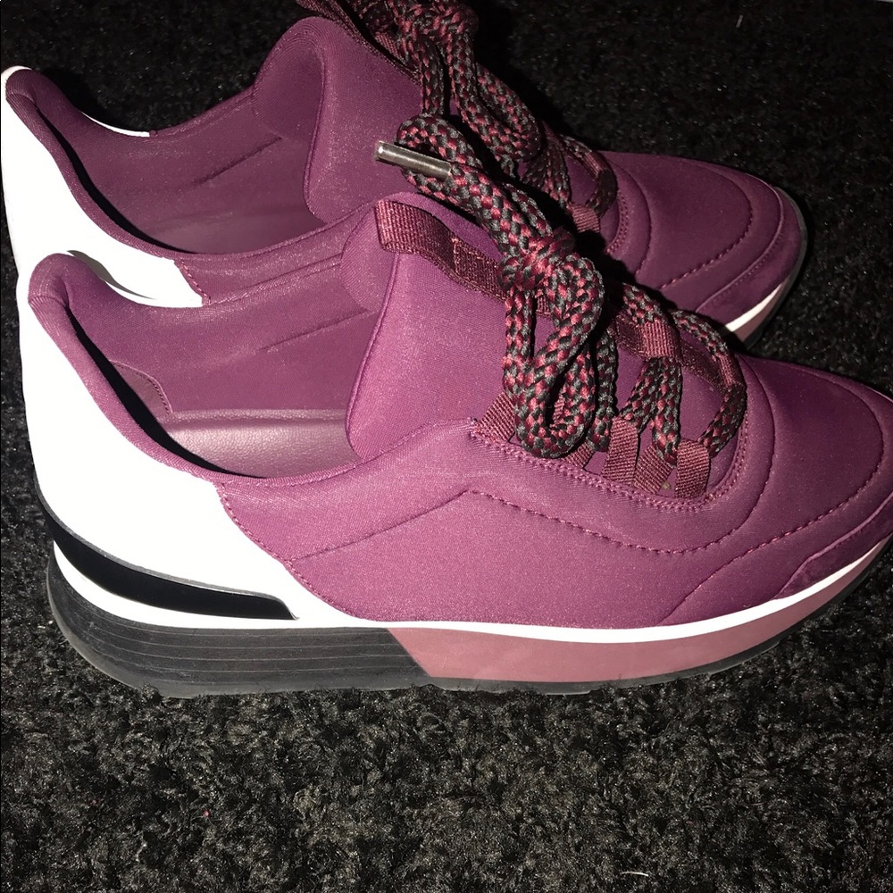 Purple Hermes sneakers