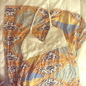 Crochet Top Maxi Dress