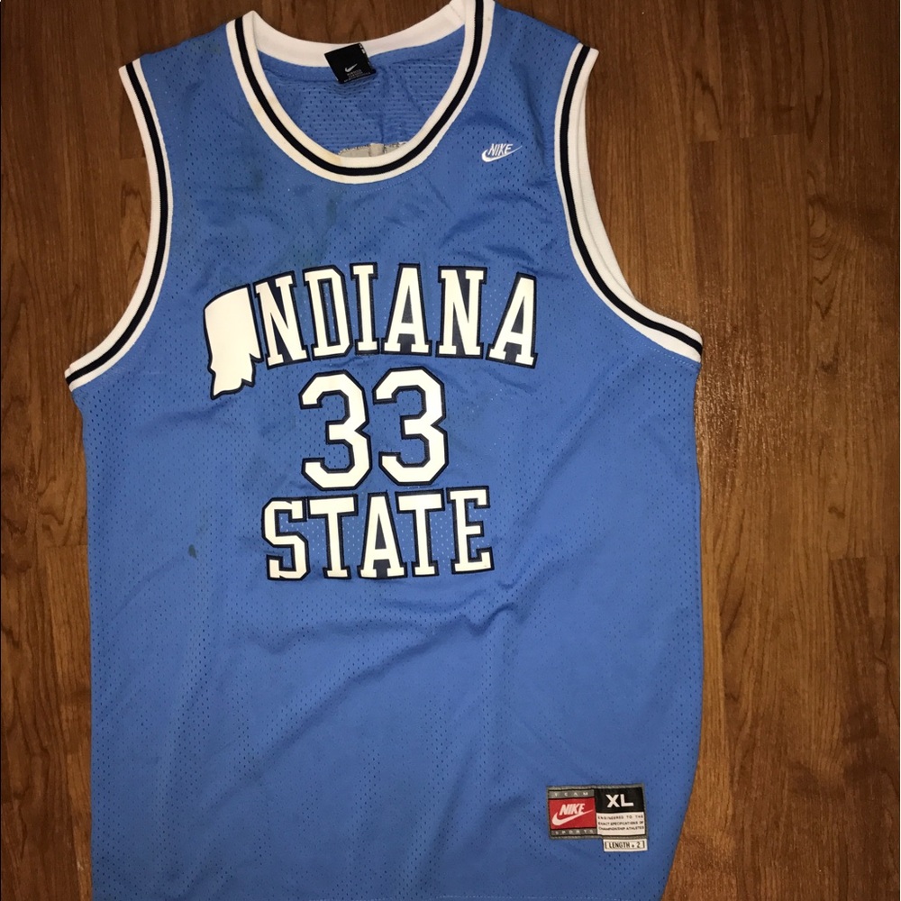 Larry Bird Indiana State Jersey