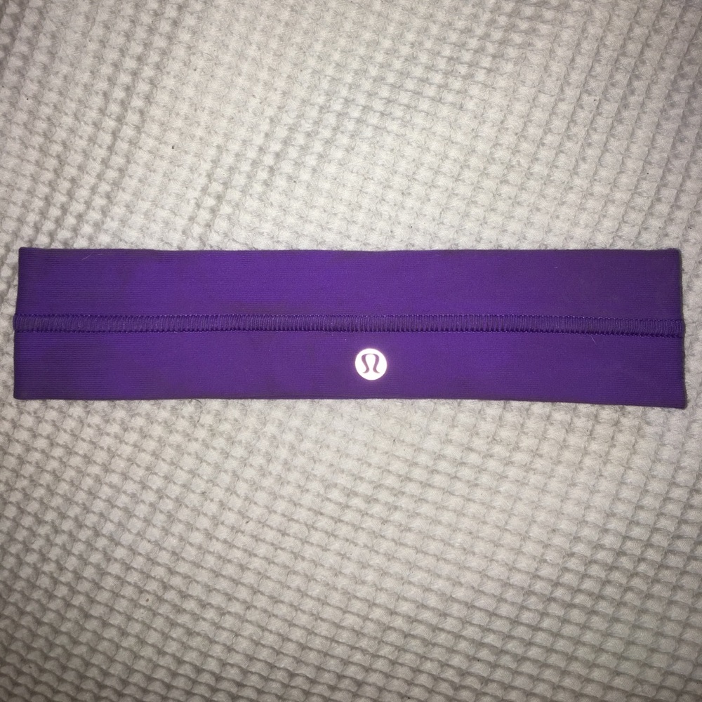 Purple lululemon headband