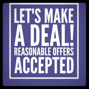 Reasonable offers will be accepted!