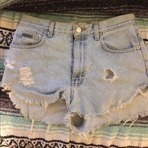 Vintage Calvin Cline High Waisted Shorts