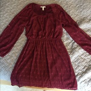 Wine Colored Dress