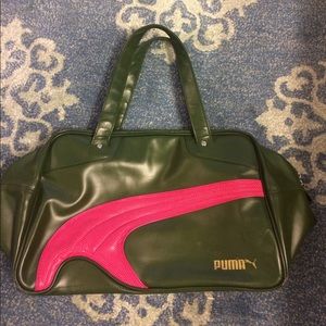 Puma gym bag green or overnight bag