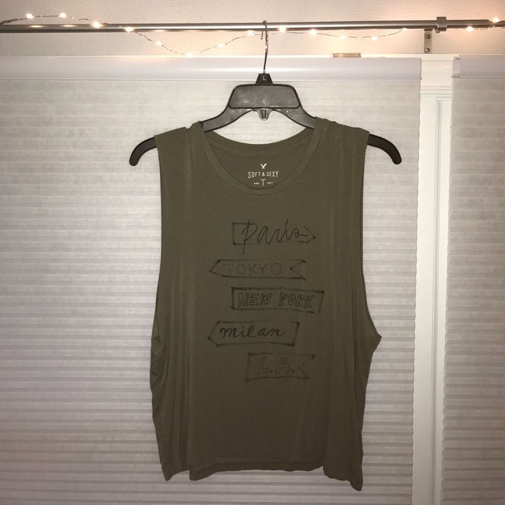 American Eagle Outfitters Women's Muscle Tee