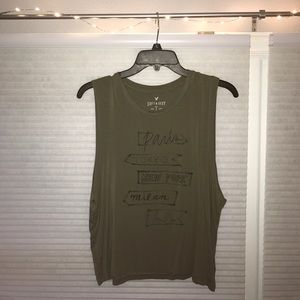 American Eagle Outfitters Women's Muscle Tee