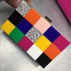 Colorful Aldo Clutch