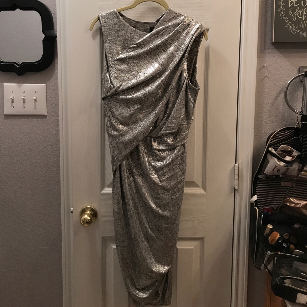 Stunning silver dress