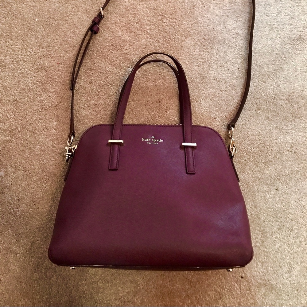 Kate Spade 'Mulled Wine' Satchel