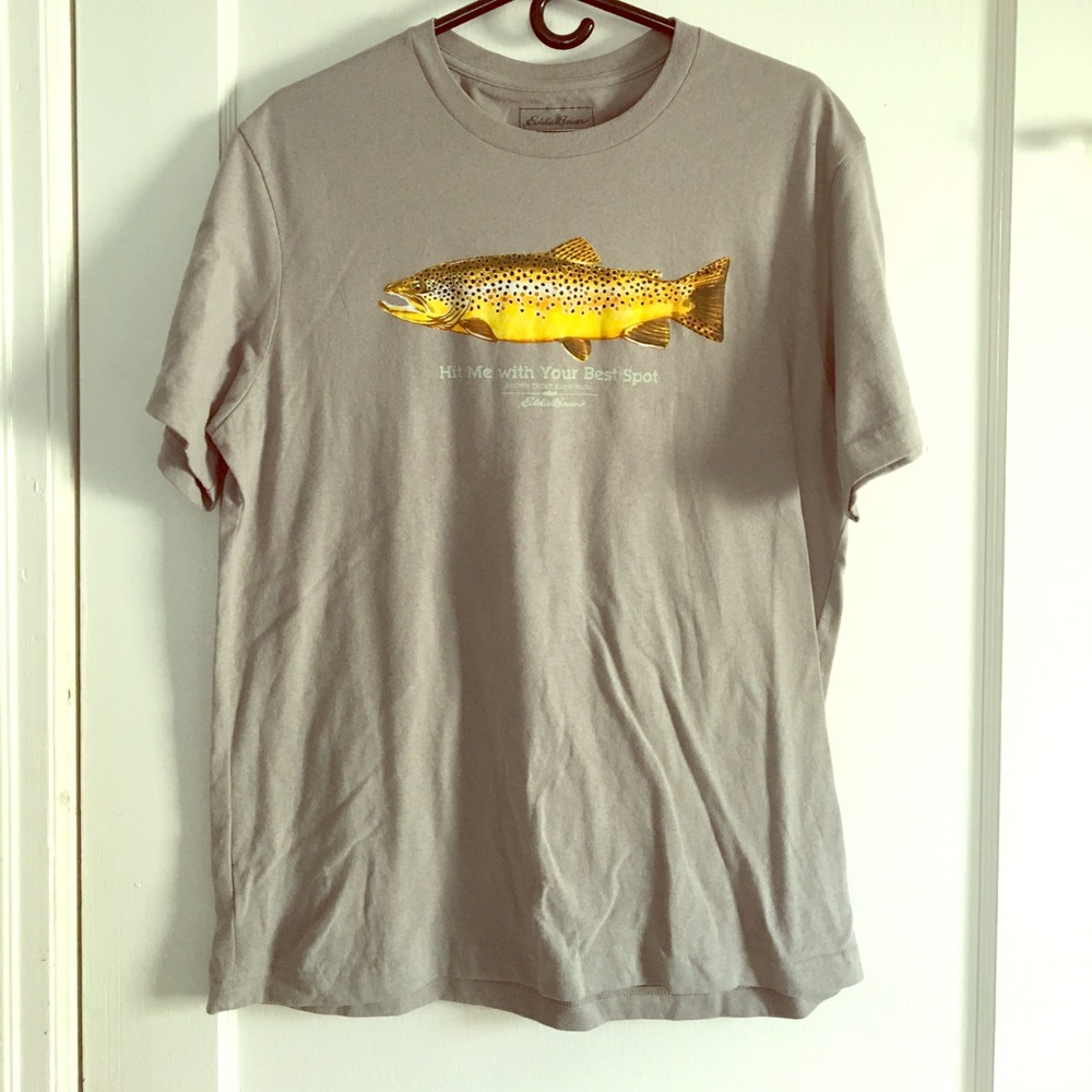 Gray Eddie Bauer shirt