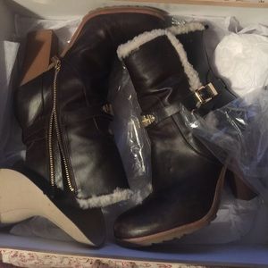Michael Kors leather boots
