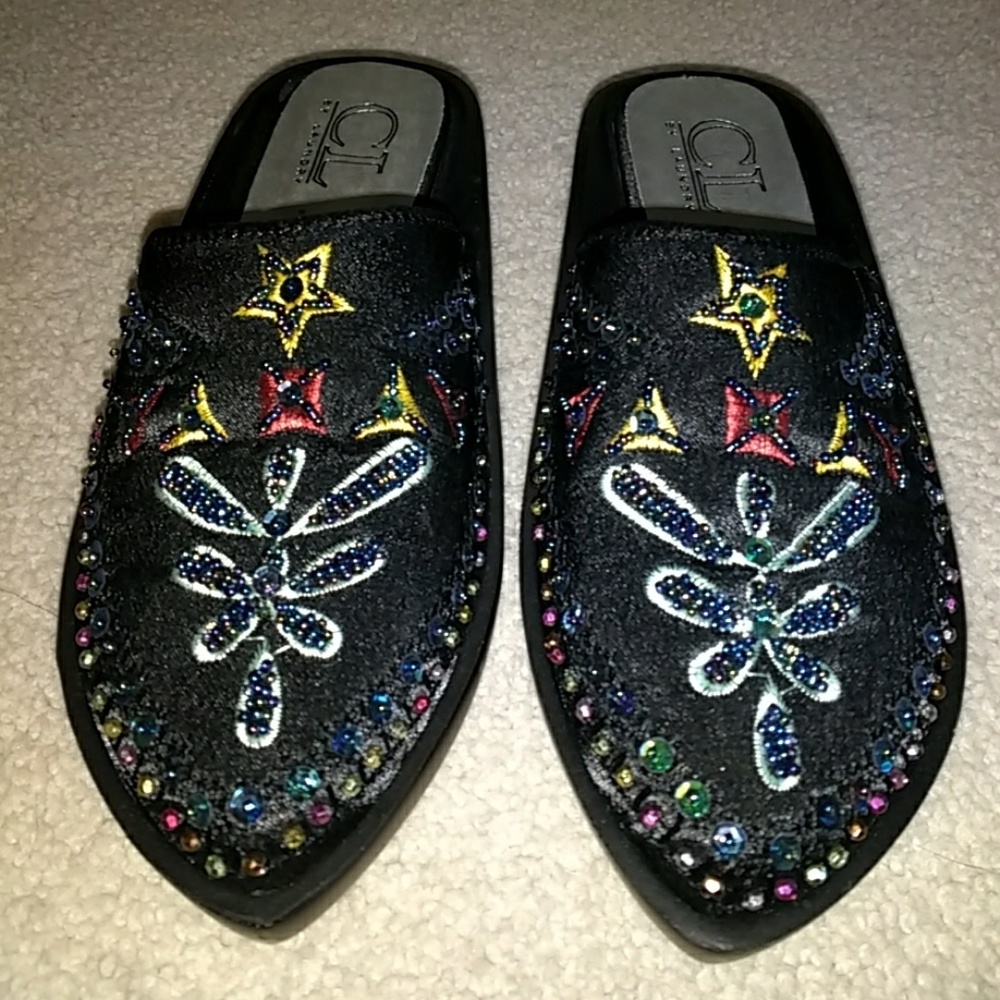 Chinese laundry mules slides