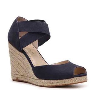 Navy blue wedges