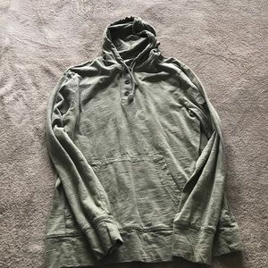 Men's long sleeved hooded tshirt