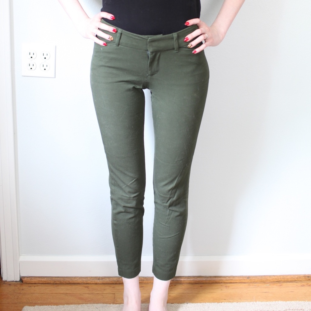 Old Navy Pixie Pants - olive green