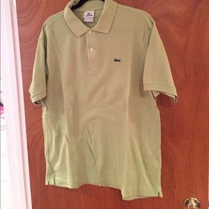 Men's Lacoste Large Green Polo