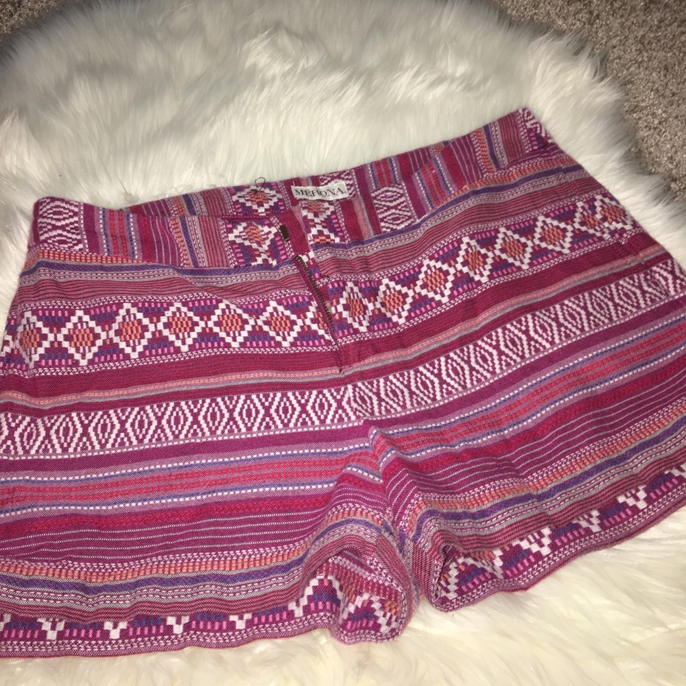 Tribal print shorts
