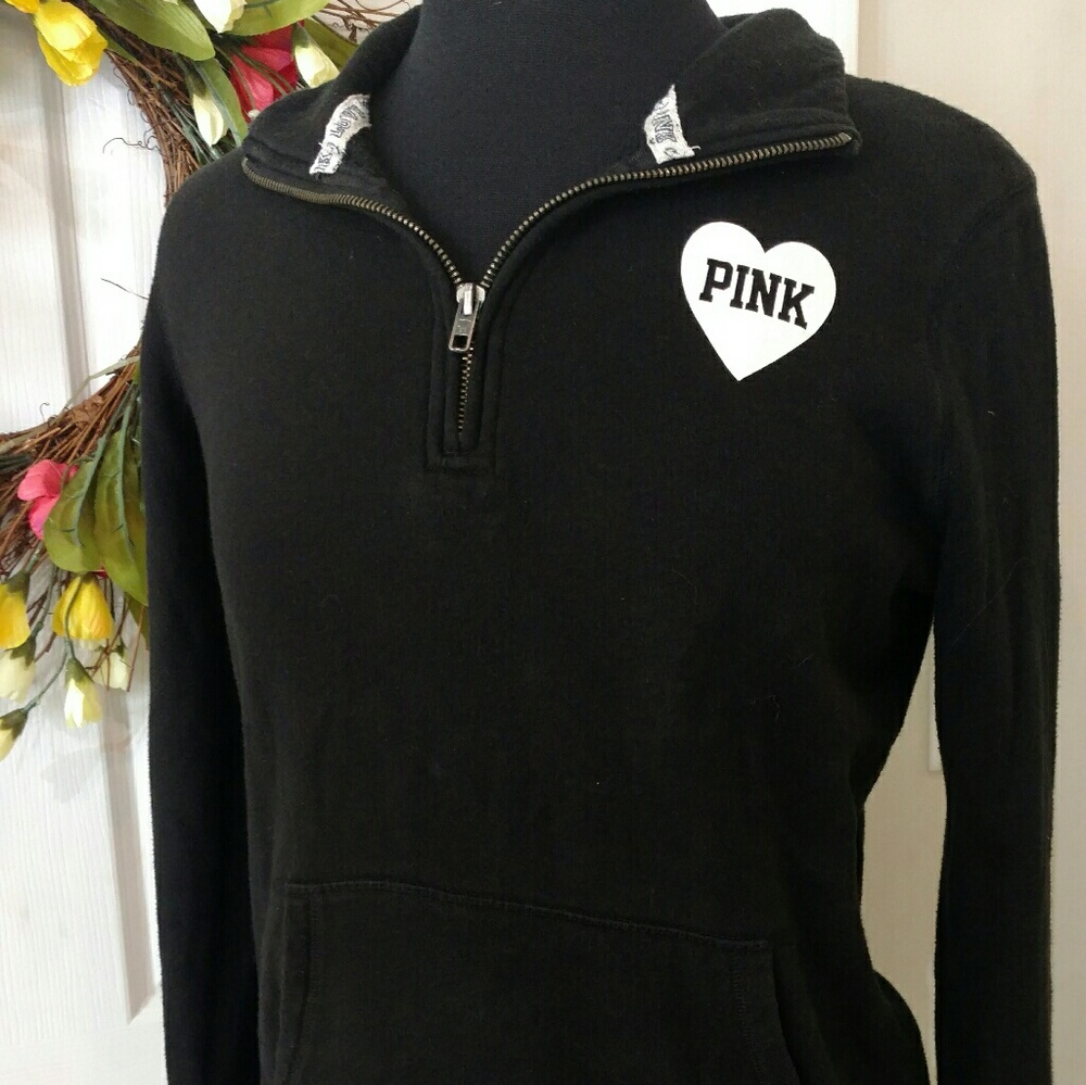 VS PINK Half-Quarter Zip Up