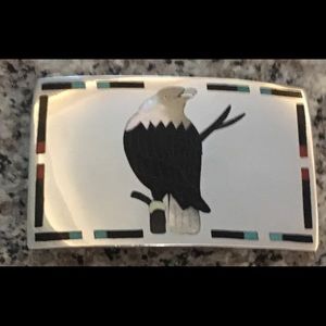 Hand made Native American (Zuni) belt buckle