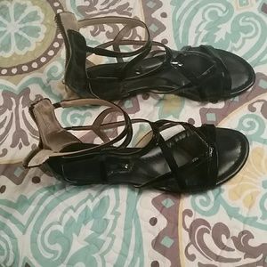 Marc Fisher high ankle back zip sandals