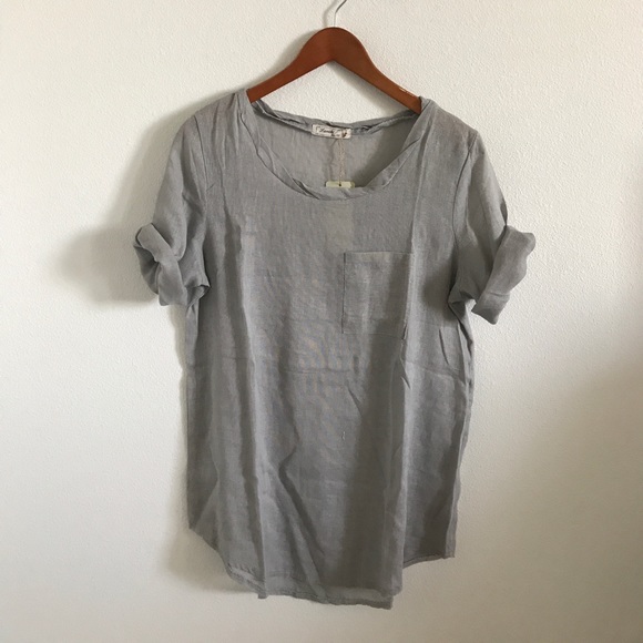 Cotton Linen Blouse... - Picture 1 of 4