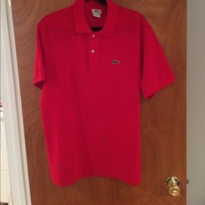 Men's Large Lacoste polo